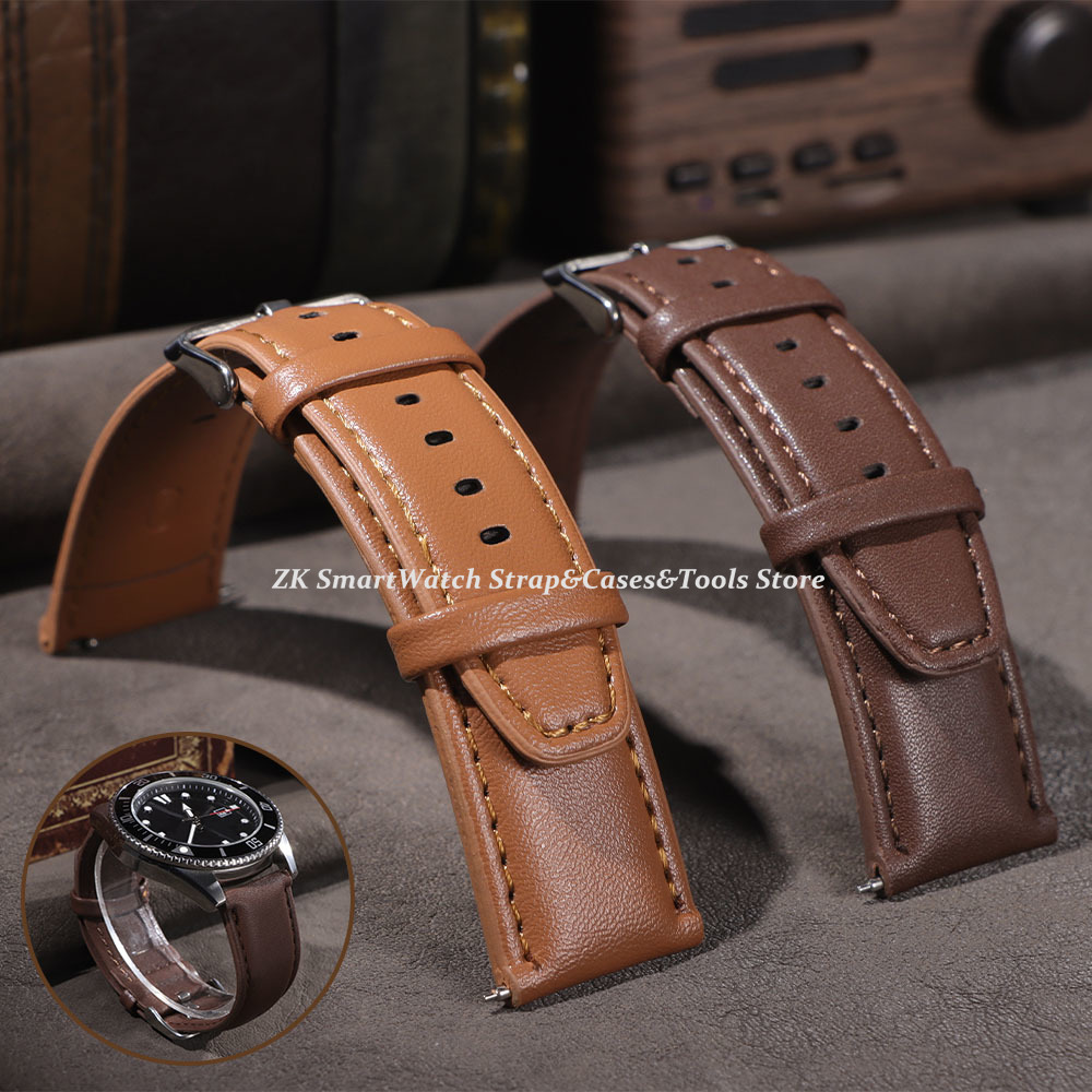 Smartwatch Vintage Watches For Women - Leather Watch Band 22mm for Omega