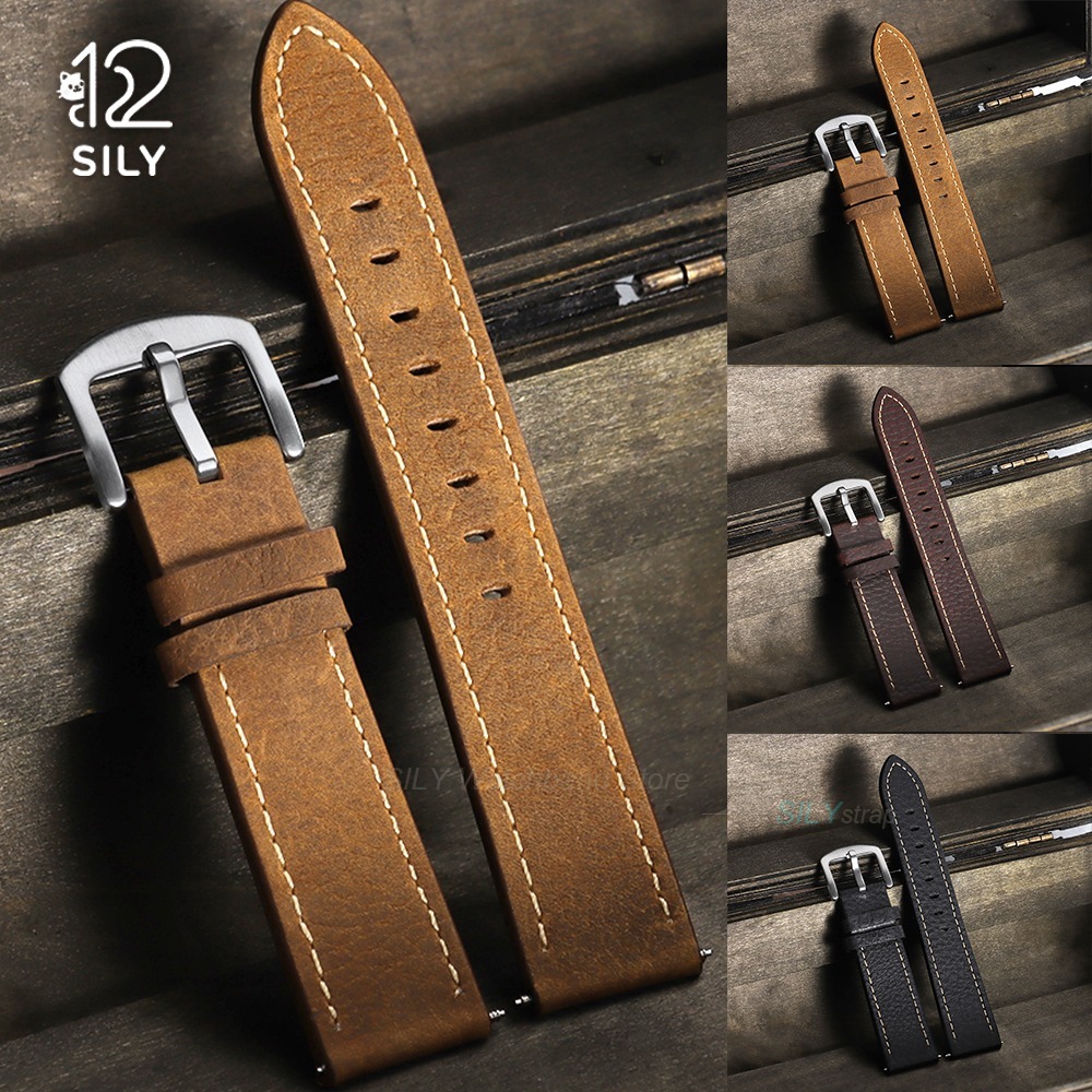20/22mm Calfskin Leather Watch - Smartwatch Vintage Watches For Women review and price