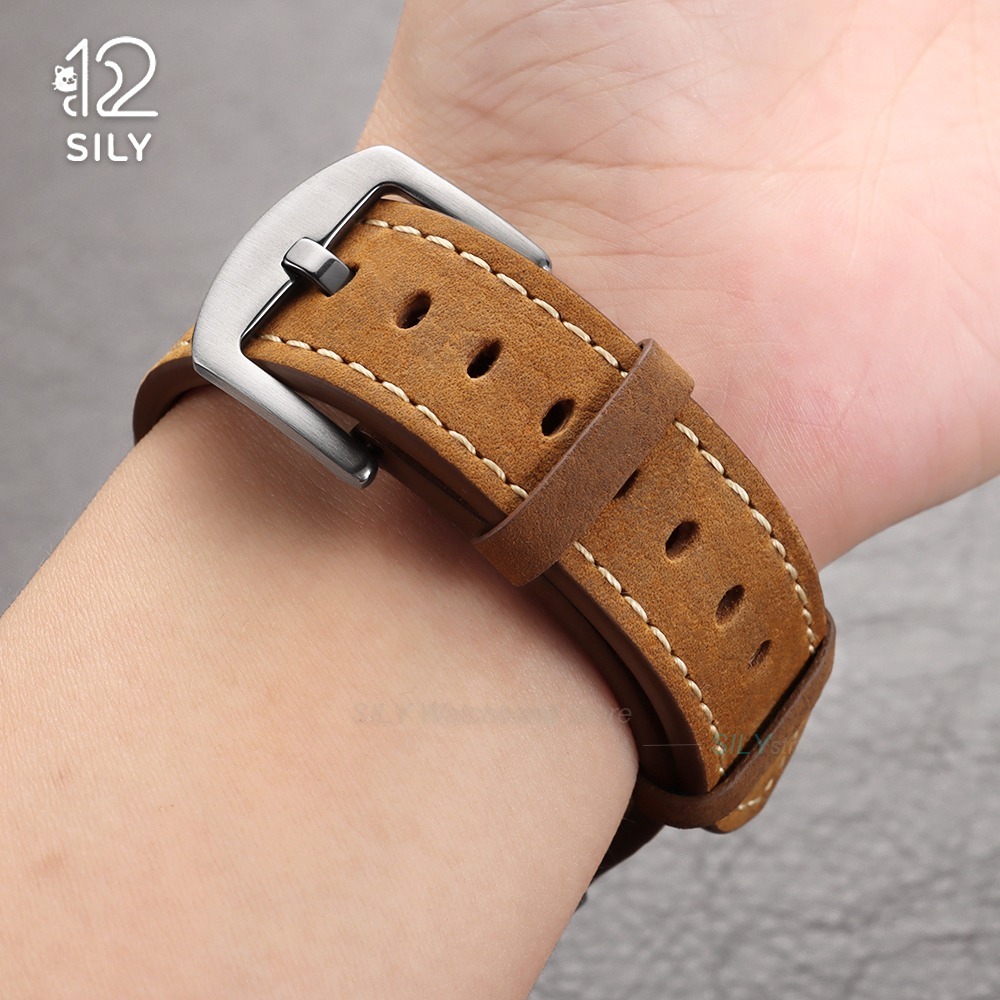 20/22mm Calfskin Leather Watch - Smartwatch Vintage Watches For Women review and price