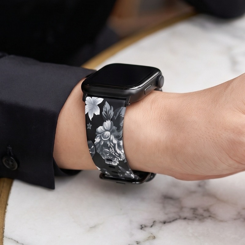 Vintage Floral Print Soft Sili - Smartwatch Vintage Watches For Women review and price