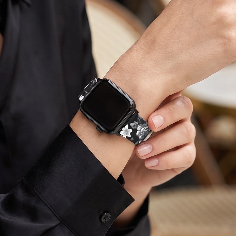Vintage Floral Print Soft Sili - Smartwatch Vintage Watches For Women review and price